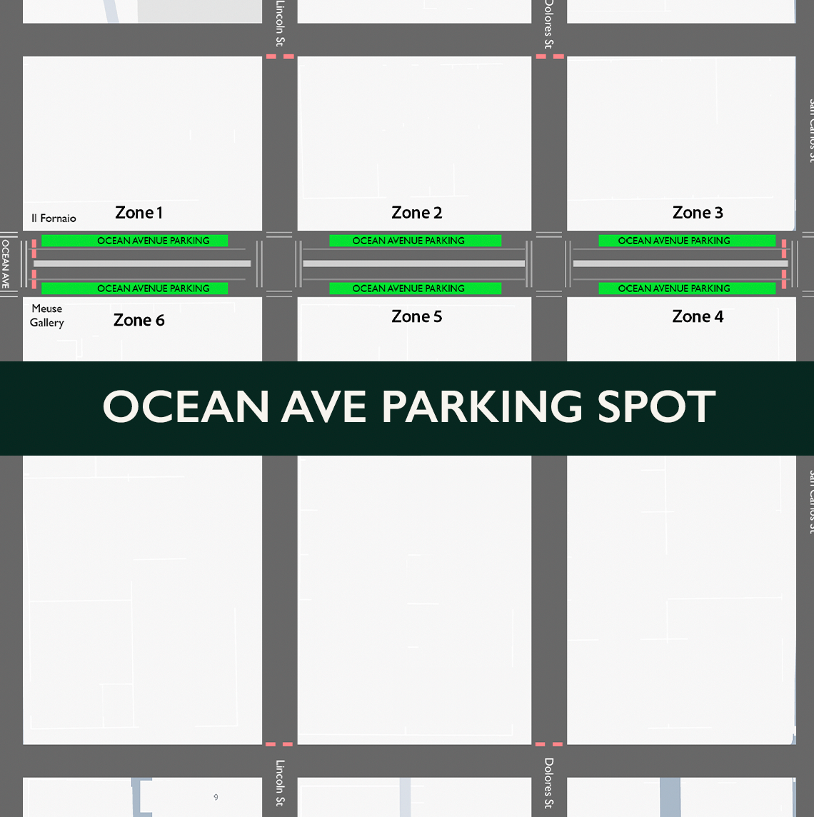 Ocean Avenue Display Spot - Just Parking